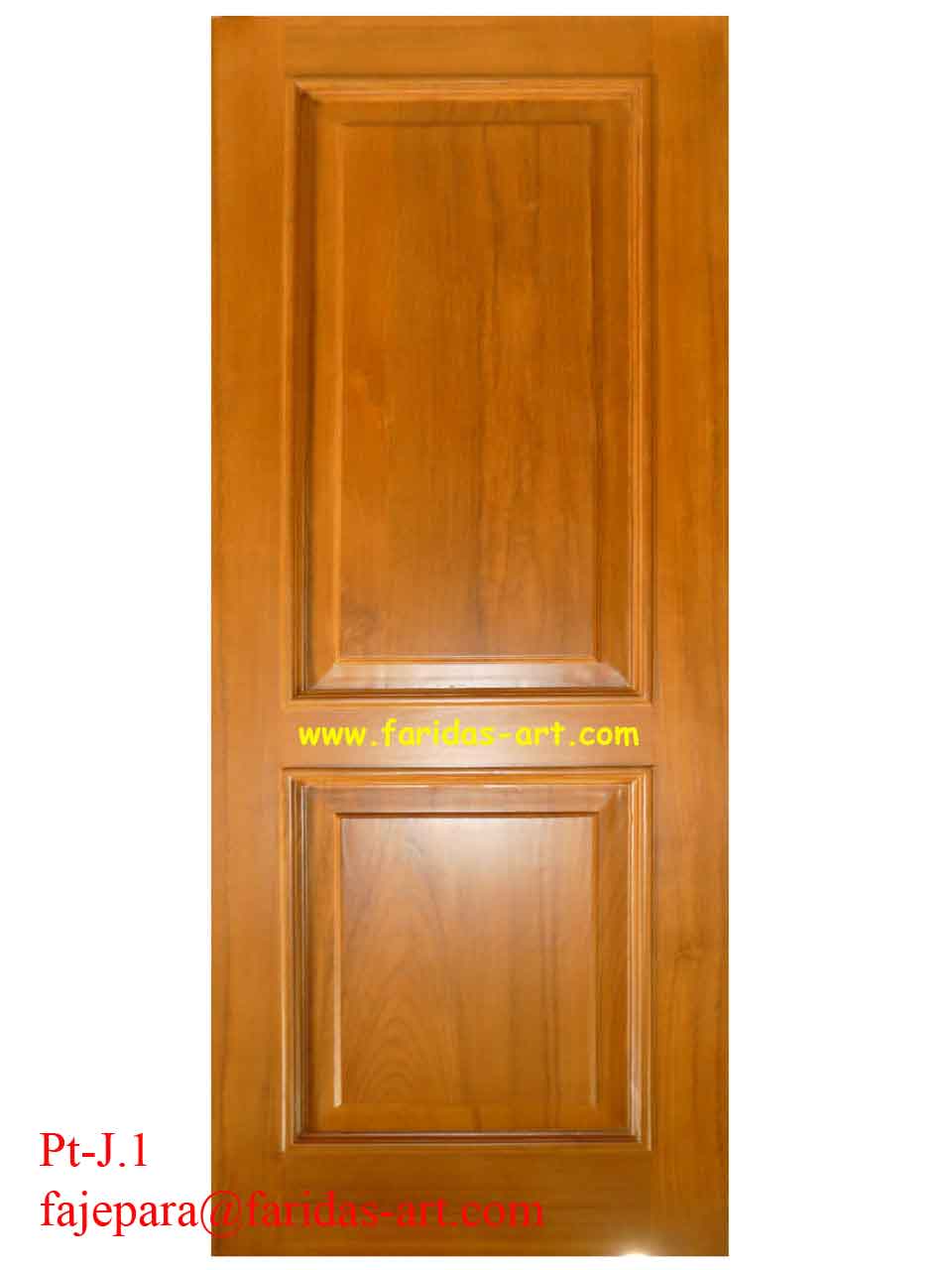Pintu Jati Minimalist Panel Model 1  FARIDA'S ART